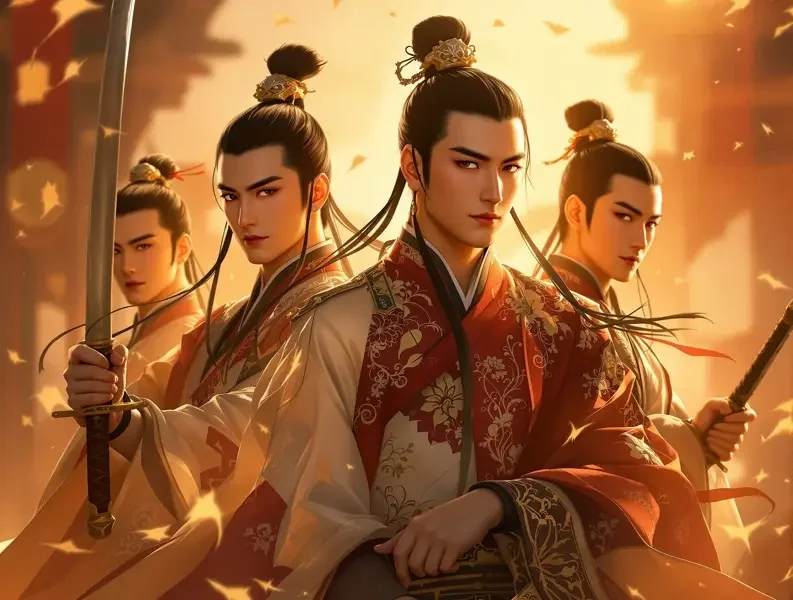 名士造型：古装美男图鉴 - 吾爱吃瓜52热点专题